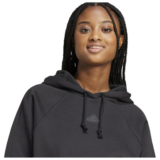 Adidas Γυναικείο φούτερ Signature Graphic Embroidery Fleece Hoodie